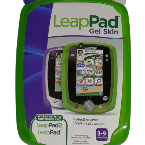 LeapFrog LeapPad 2 Gel Skin, Green Protective Cover (LeapPad2/2P, LeapPad1) New - Picture 6 of 8